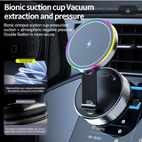 Wireless Car Charger Mount — 15W Fast Charging Auto-Clamp