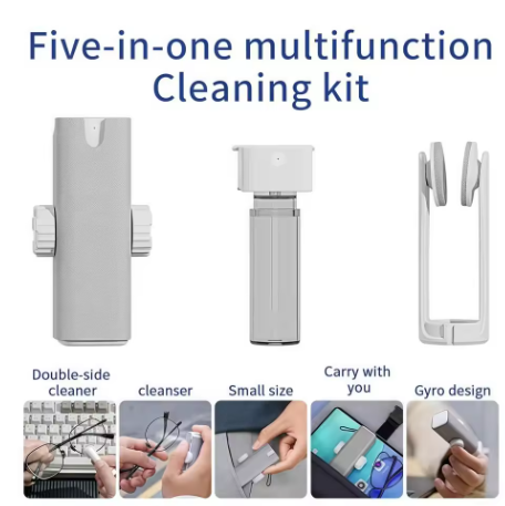 Glasses Cleaning Kit — Spray + Microfiber Cloth
