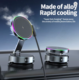 Wireless Car Charger Mount — 15W Fast Charging Auto-Clamp