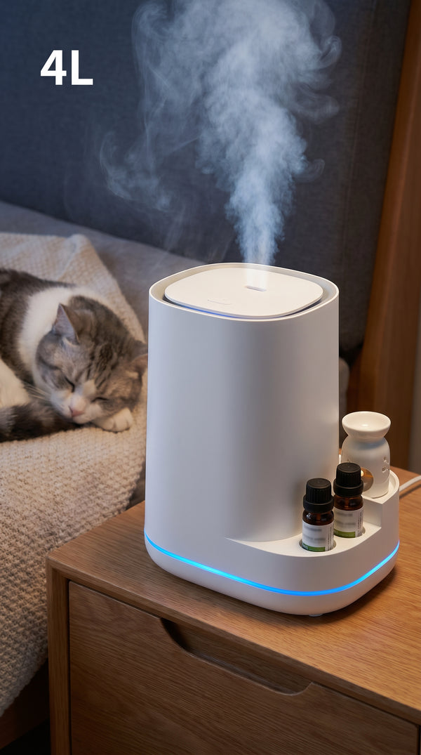 Humidificateur Ultrasonique 4L — Silence, LED & Aromathérapie