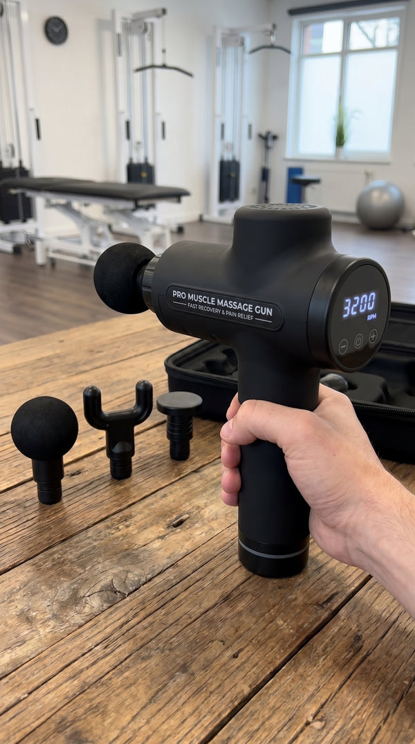 Pistolet de Massage Musculaire Pro — Récupération Rapide & Anti-Douleur