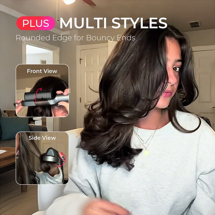 Electric Hot Comb — Multifunctional Hair Straightener with Negative Ion Technology