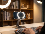 Adjustable Phone & Tablet Desk Stand — 360° Universal Holder