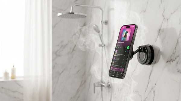 Vacuum Magnetic Phone Mount — 360° Foldable Universal Holder