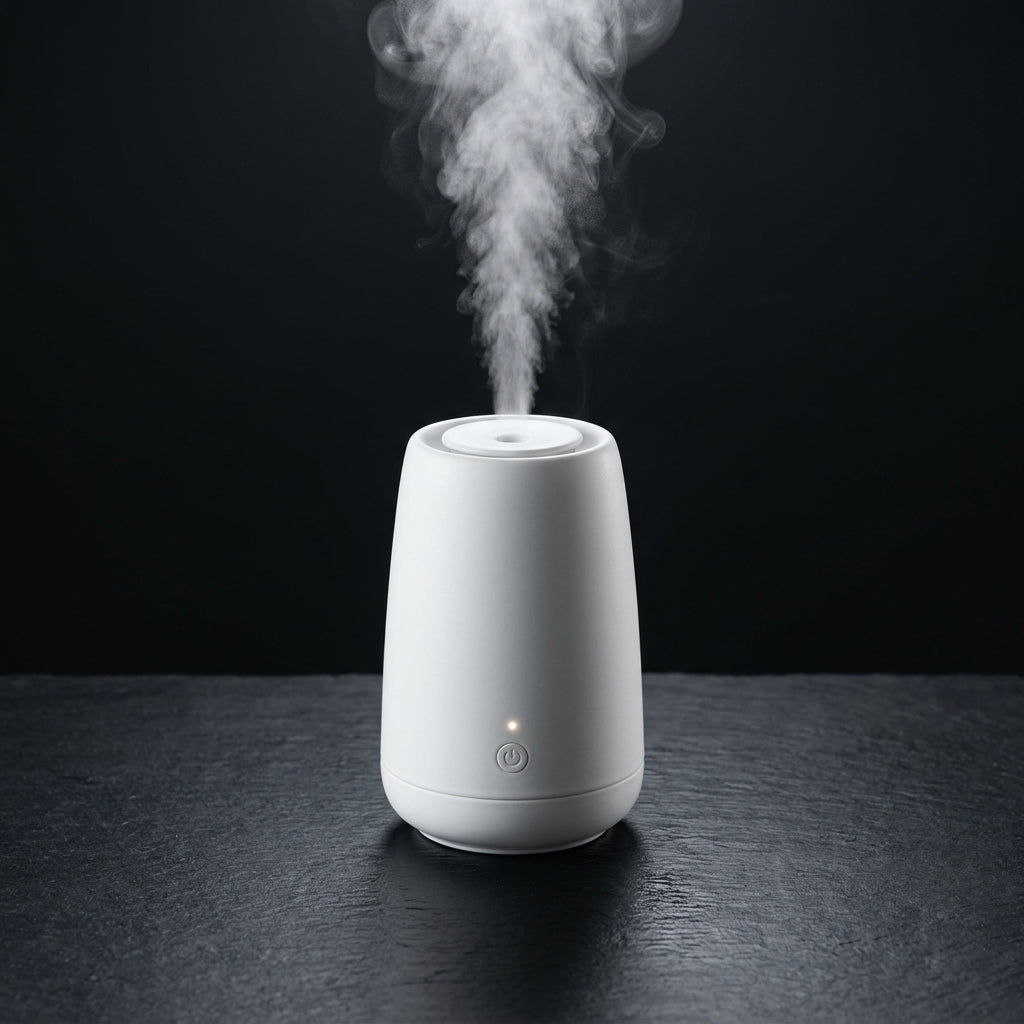 Humidificateur 4L Coco Market, design premium, fond sombre
